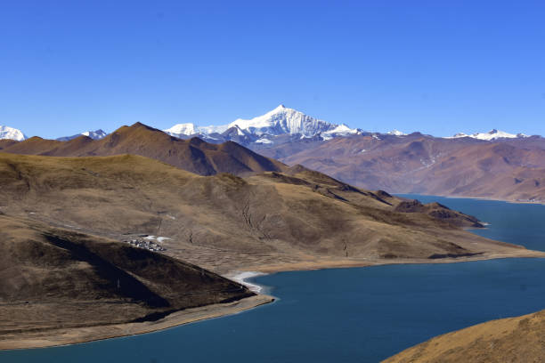 Pristine Yamdrok Lake in Tibet, China