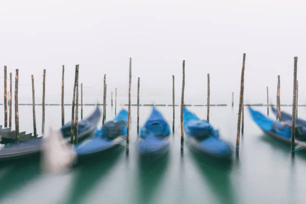 This is a wide angle image of the Church of San Giorgio Maggiore opposite San Marco Square in Venice, Italy.