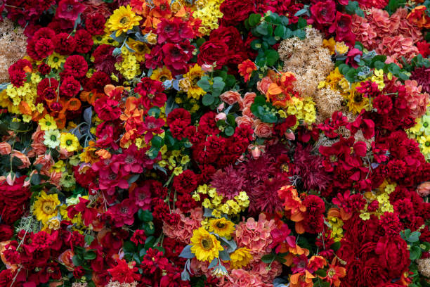 istock Abstract fake flower background 2180213608