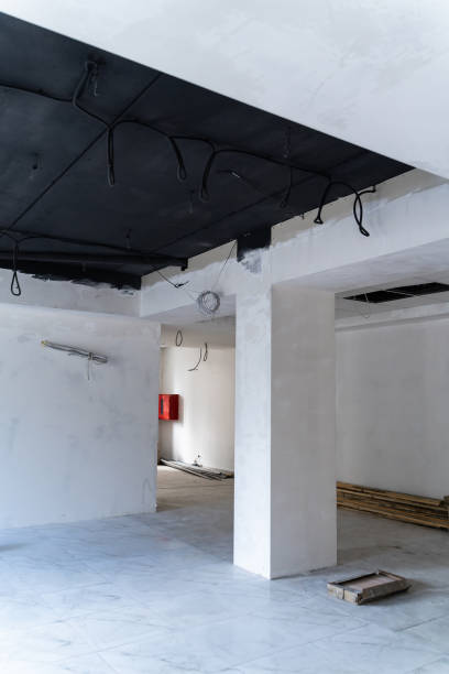 istock The interior of the building under construction 2180218111