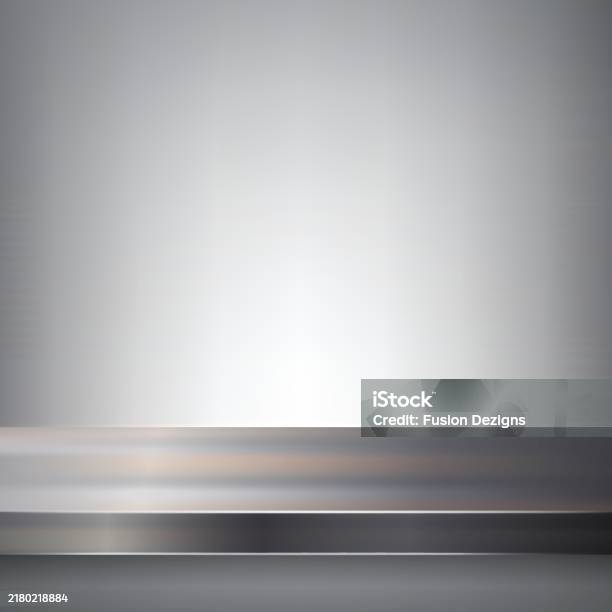 Table Metallic Texture Metallic Steel Table Top Or Countertop Surface Texture Realistic With ...