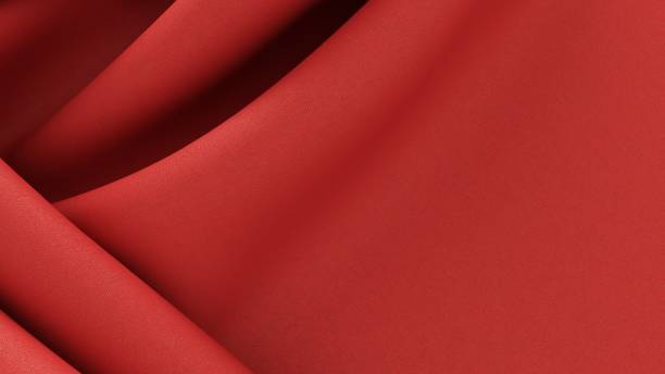 istock Elegant drapery of delicate burgundy fabric. 2180219338