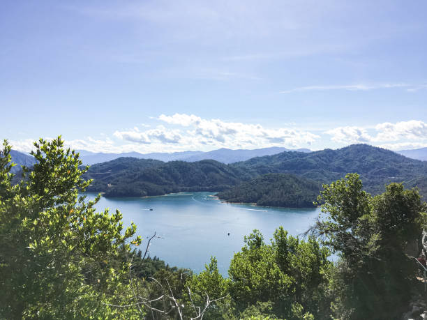 Beautiful View Lookout of Shasta Lake in California
