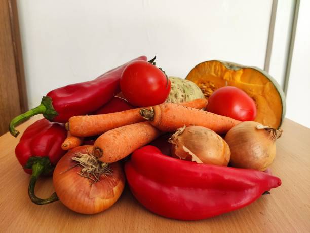 istock Fresh fruits and vegetables on the table 2180224032