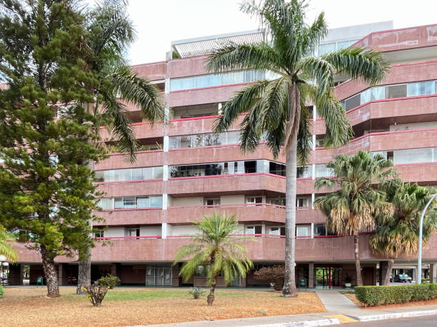 Typical Brasilia residential apartment block