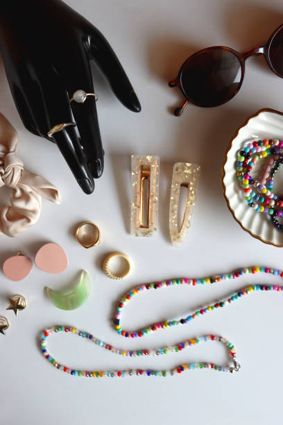 istock Hand Figurine, Various Jewelry And Accessories 2180233574