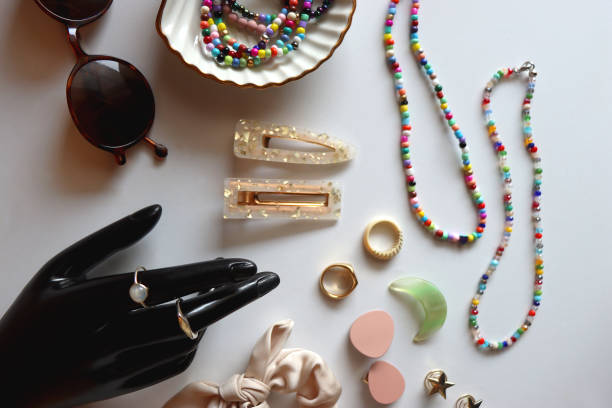 istock Hand Figurine, Various Jewelry And Accessories 2180233579