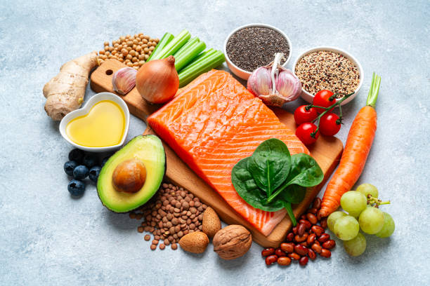 istock Fresh ingredients for strong and healthy heart 2180234729