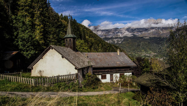 vaudagne in les houches in haute savoie,france
