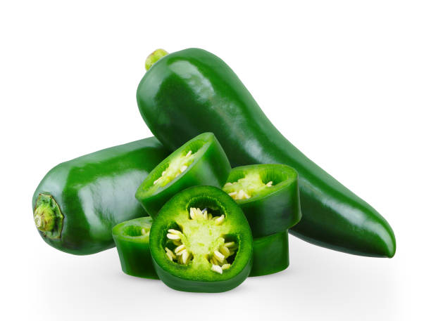 istock jalapeno peppers isolated on white background. 2180247916