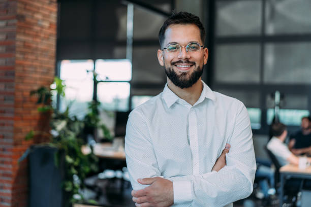 istock Portrait of successful businessman. 2180253930