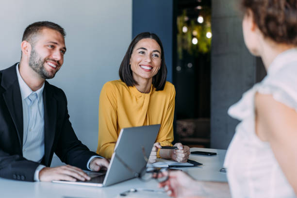 istock Business persons on meeting in the office. 2180253984