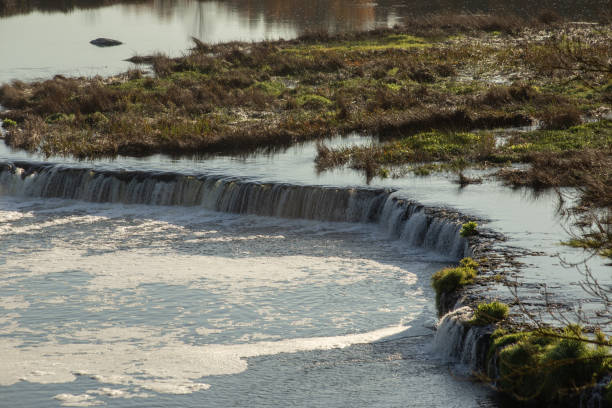 Ventas Rumba, the widest waterfall in Europe, Kuldiga, Latvia.