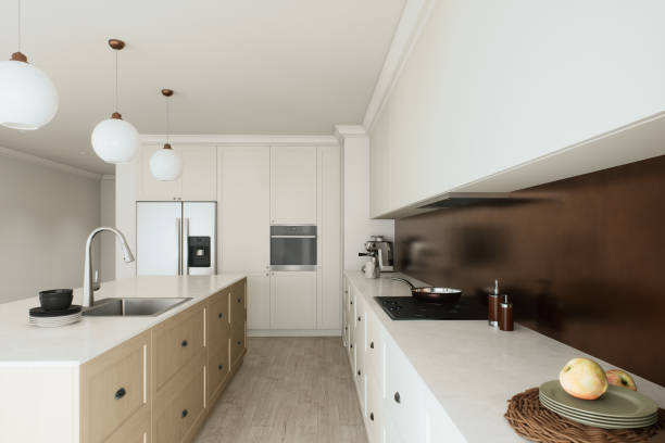 istock Discover the beauty of modern kitchen design with minimalist elements and elegant touches 2180280122