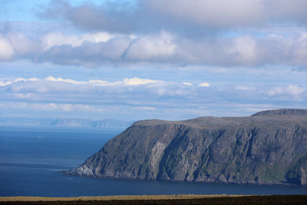 Norway, North Cape: -The North Cape is a cape jutting into the Arctic Ocean on the north side of the Norwegian island of Magerøya.