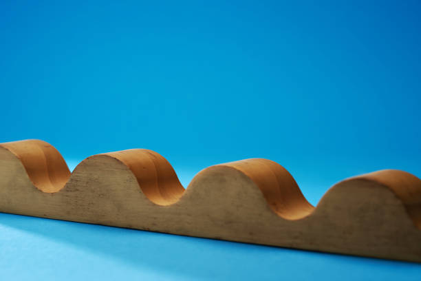 istock wave wooden block against blue background 2180289008