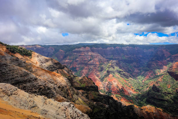 istock Colorful Striations of Waimea Canyon 2180292803