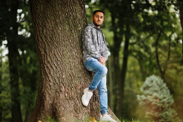 istock Student kuwaiti man wear at hoodie. 2180299724