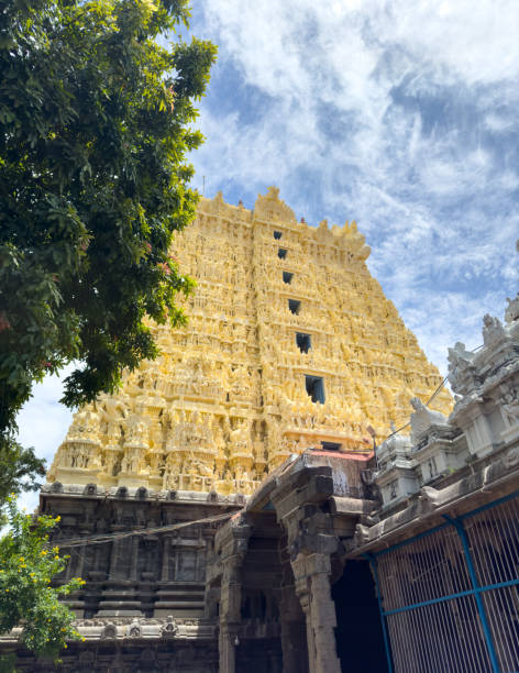 istock Gateway tower of the Thanumalayan Temple, also called Sthanumalayan Temple, located in Suchindram in the Kanyakumari district of Tamil Nadu, India. 2180299903