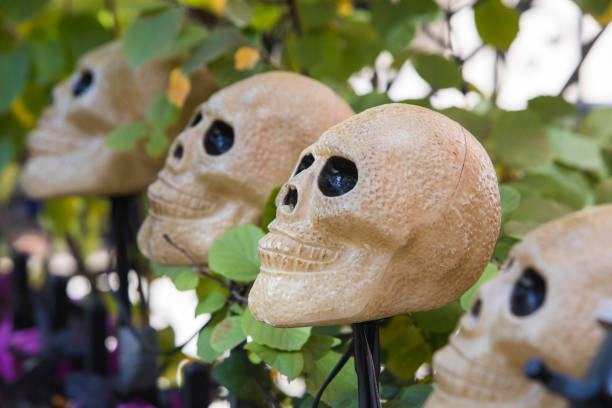 Halloween decorations in the streets of New York City