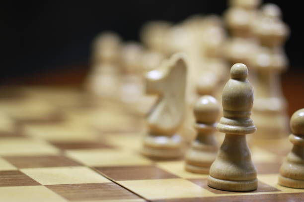istock The chess board with its pieces supports strategy games to refresh the brain 2180314115