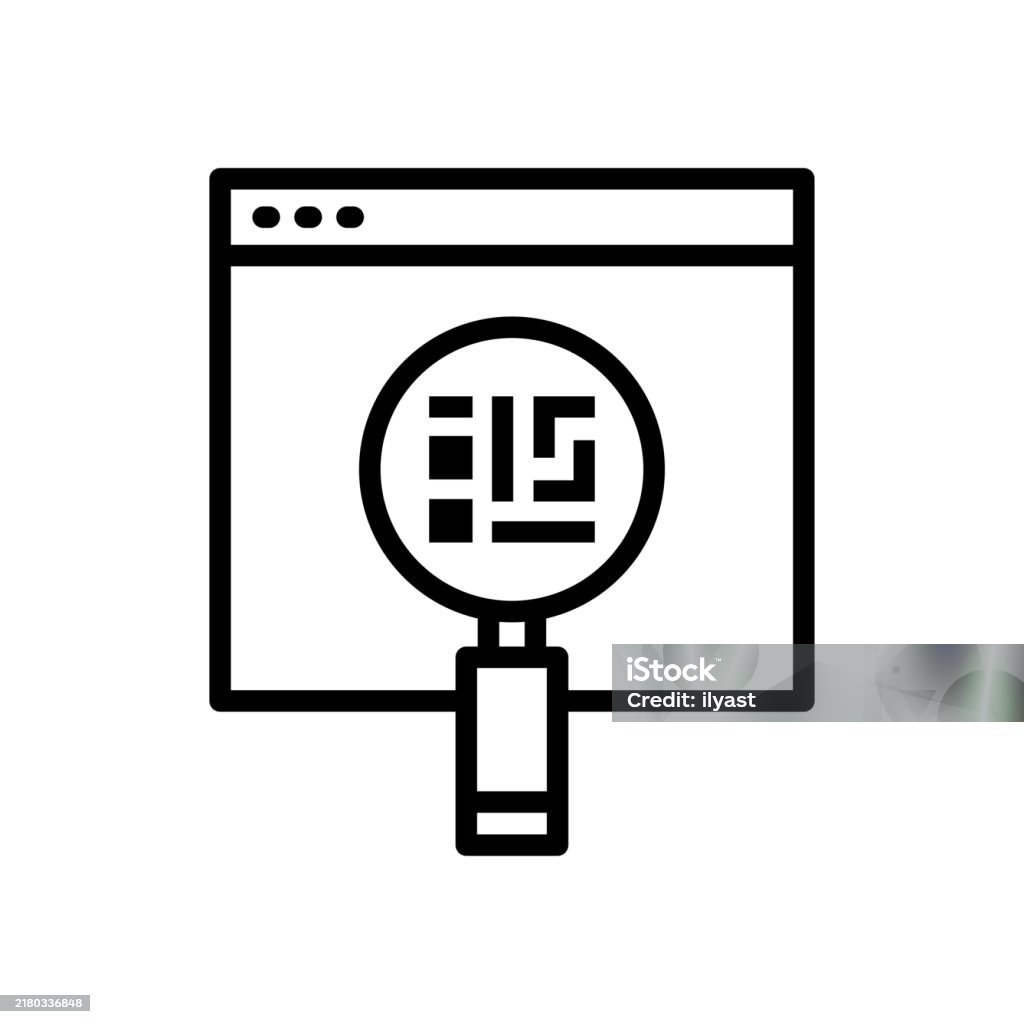 Drawing Scanner Code A Simple Line Drawing Of A Qr Code Scanner Stock Illustration ...