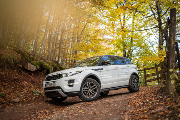 Serbia, Stara planina - October 10, 2024: Land Rover Evoque. Land Rover Evoque MI:2024