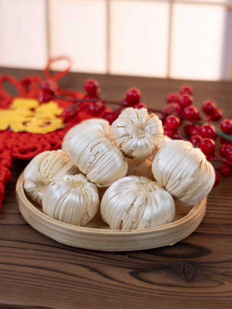 istock Eat sugar melon during the New Year 2180342491