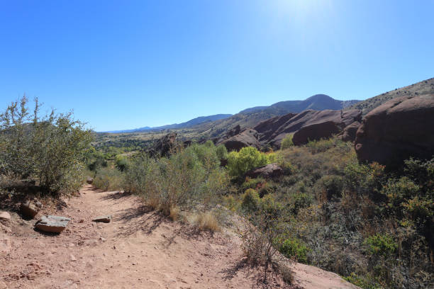 istock Scenic Trail Through Rocky Landscape 2180343997