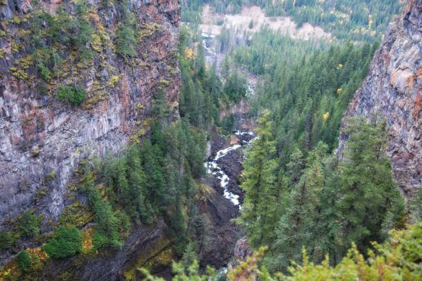 istock Scenic Canyon View with Flowing River 2180351035