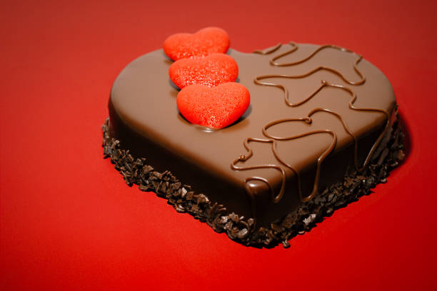 Two chocolate heart's