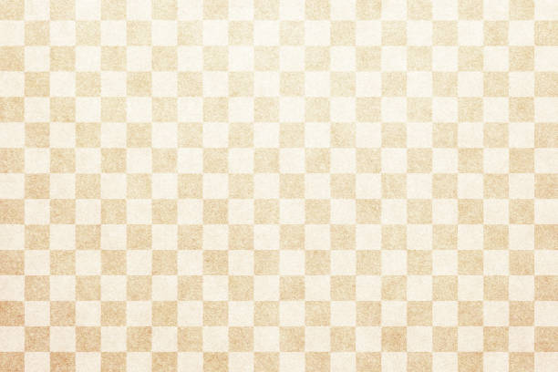 istock abstract beige color check. vintage paper background. Japanese traditional pattern. retro styled illustration. 2180354563