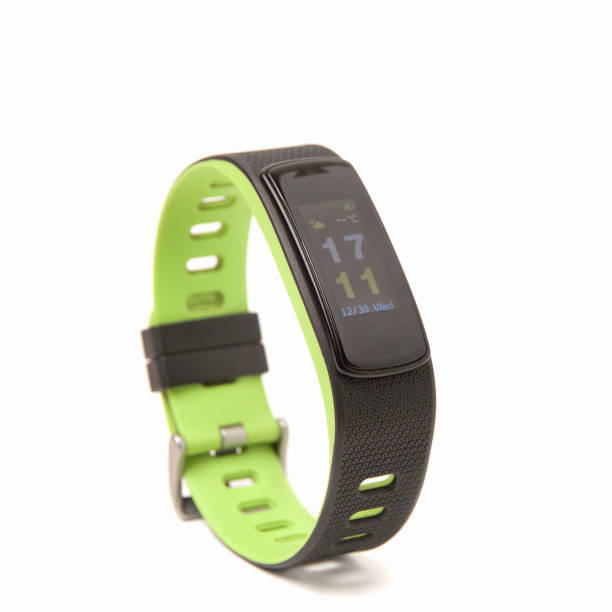 istock Fitness activity heart rate step counter tracker calorie counter isolated on a white background 2180359864