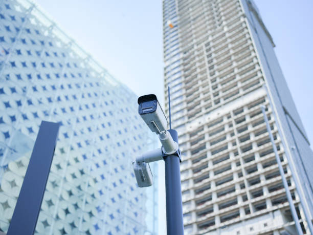 istock Urban face recognition monitoring system 2180369617