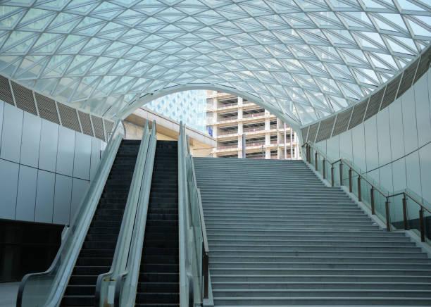 istock Commercial street stairs and escalators 2180369839