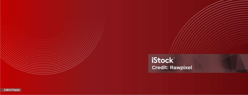 Red Gradient Vector Background Featuring Subtle Circular Line Patterns ...