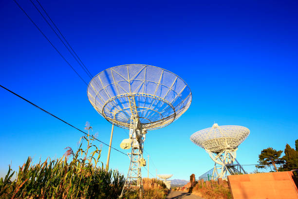 The observatory radio telescope