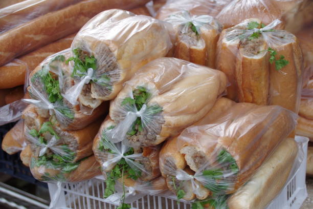 Baguette Lao cuisine French bread style