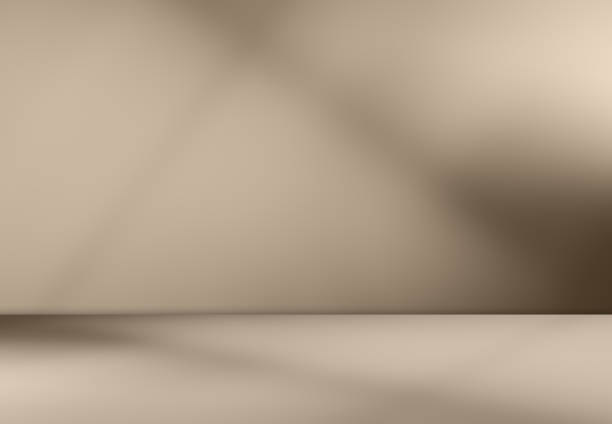 istock Beige wall background autumn gradation pastel backdrop aesthetic summer template, texture floor shadow wallpaper aesthetic sale beauty product spa cosmetic promotion, mockup nude color premium. 2180396295
