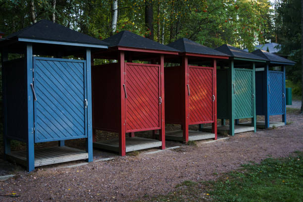 istock Colorful outdoor changing shelters 2180397396