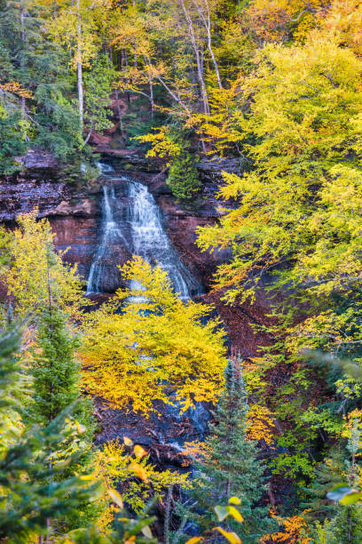 istock Chapel Falls Munising Michigan USA 2180411950