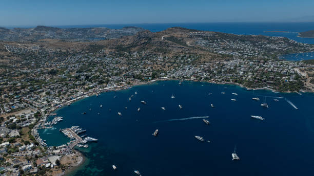 istock Summer Island Atmosphere with Yachts and Beaches 2180414050