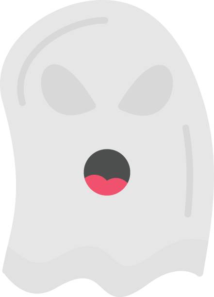 Ghost Icon Ghost Castle icon vector image. Can be used for Halloween. pac man vector stock illustrations