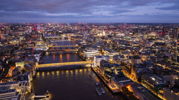 istock Bustling cityscape of London, UK 2180420453