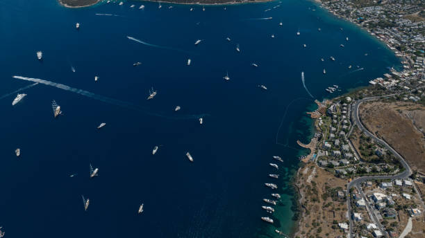 istock Summer Island Atmosphere with Yachts and Beaches 2180425311