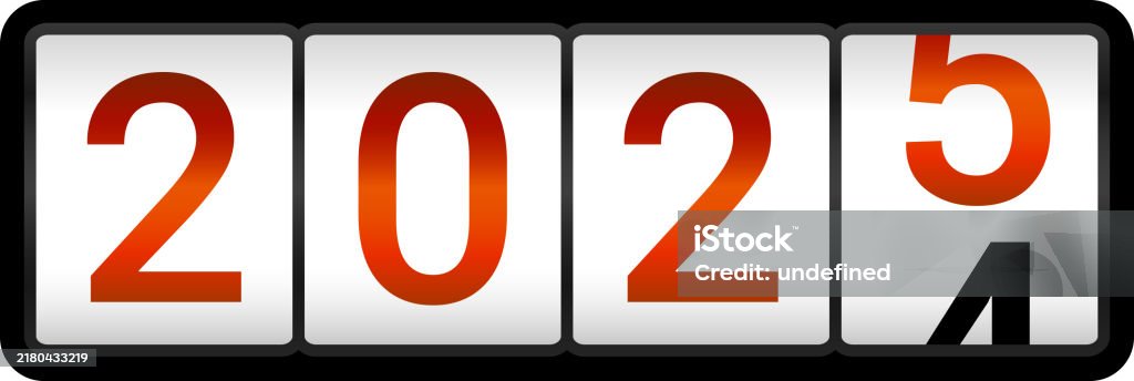 2025 Countdown For Computer Ilustración de New Years Day 2025 Countdown Happy New Year 2025 ...