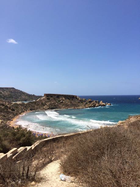 istock Malta beach golden bay 2180436378
