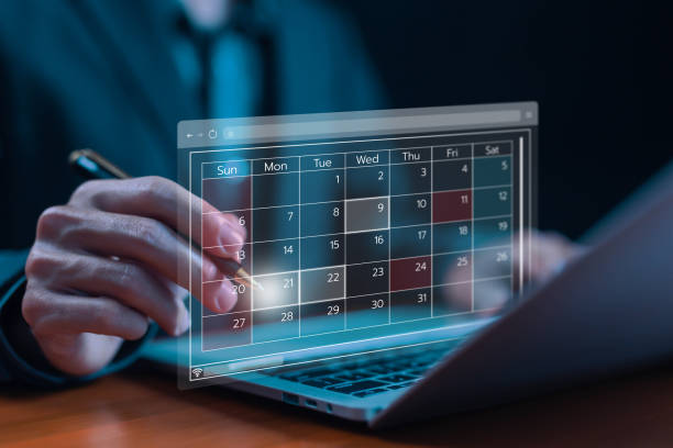 istock Planning and marking in calendar 2180436757