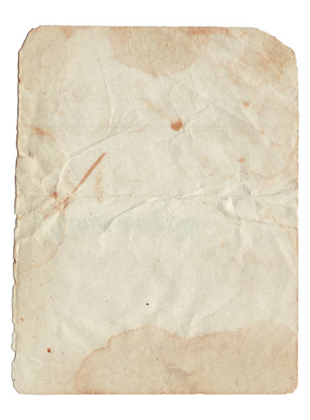 istock Vintage background of old ancient torn paper texture isolated 2180449806