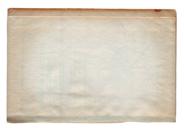 istock Vintage background of old ancient torn paper texture isolated 2180450543